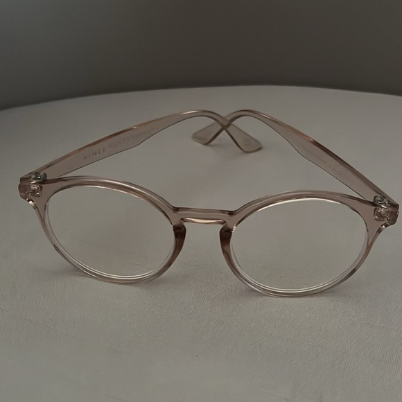 Aimee Kestenberg pink reading glasses +1.50 - Picture 2 of 5